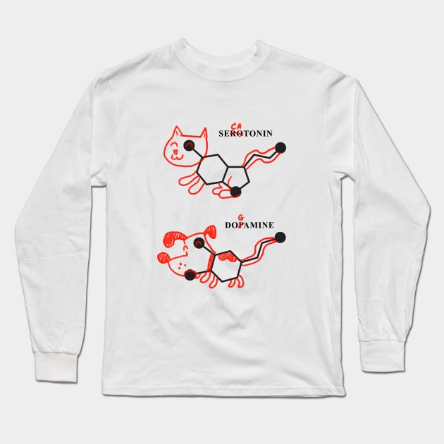 Hormones of happiness Long Sleeve T-Shirt by rodrigobhz